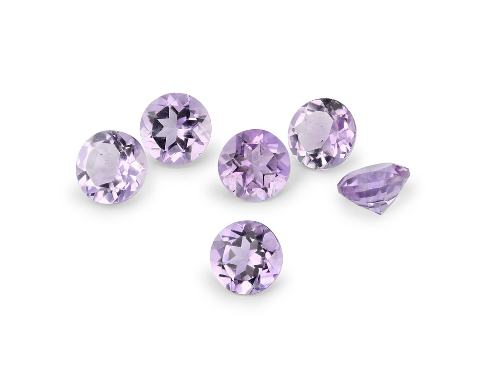 Amethyst 5.00mm Round Light Colour 