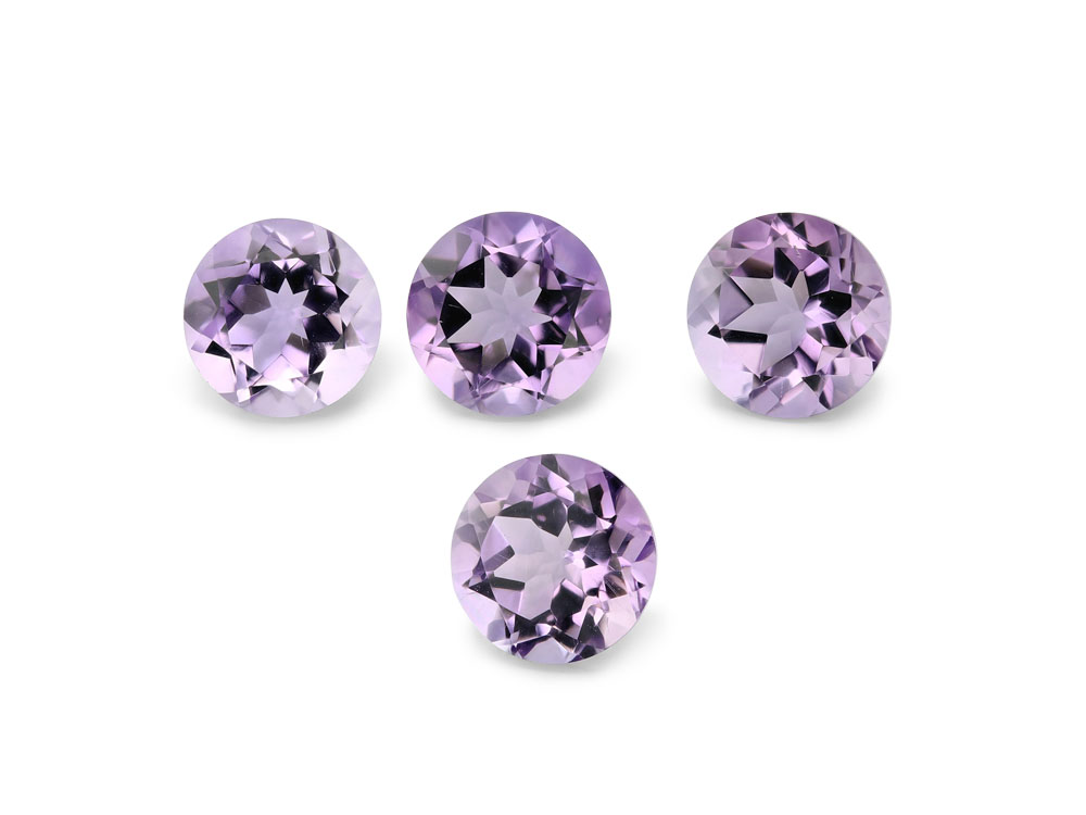 Amethyst 6.00mm Round Light Colour 