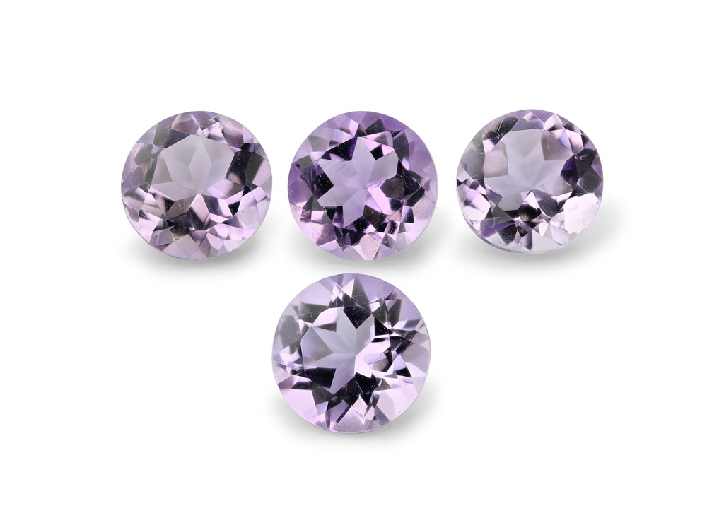 Amethyst 7.00mm Round Light Colour 