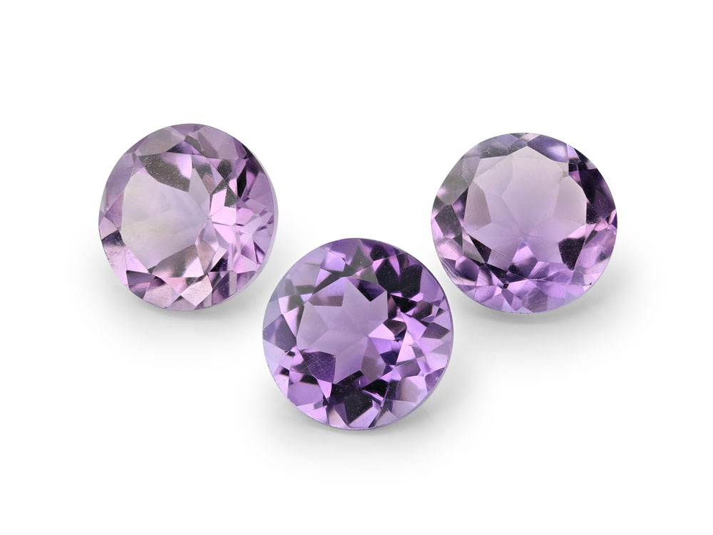 Amethyst 8.50mm Round Light Colour 