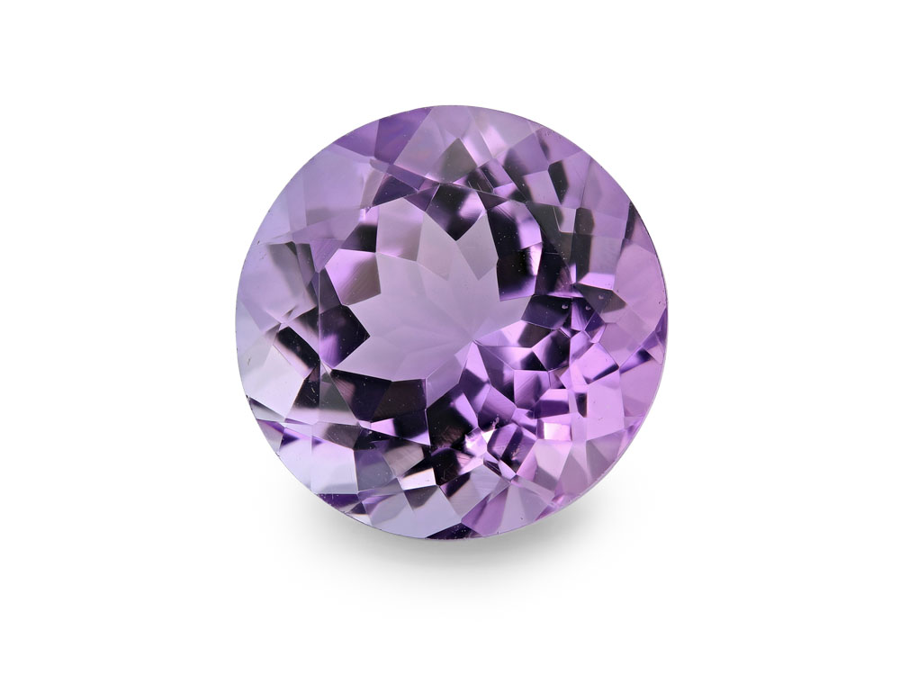 Amethyst 15mm Round Light Colour 