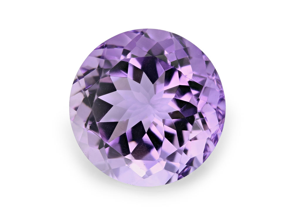 Amethyst 20mm Round Light Colour 