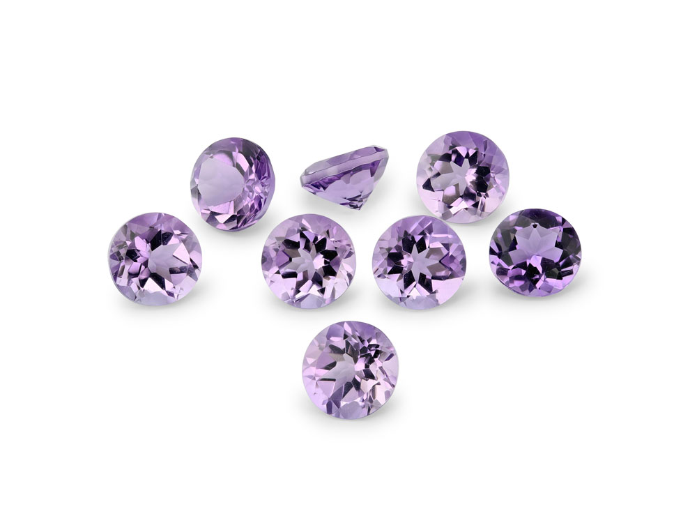 Amethyst 4.50mm Round Mid to Strong Colour