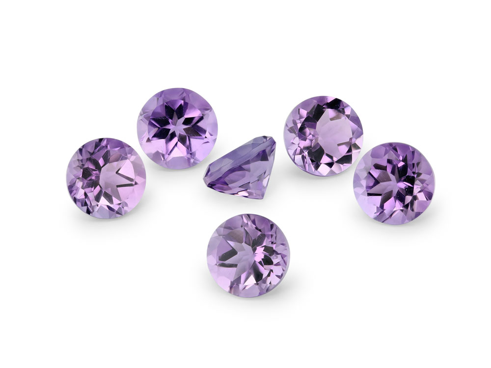 Amethyst 5.50mm Round Mid to Strong Colour