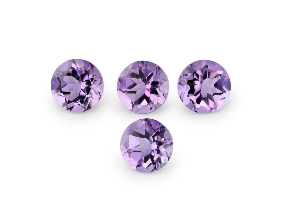 Amethyst 6.00mm Round Mid to Strong Colour