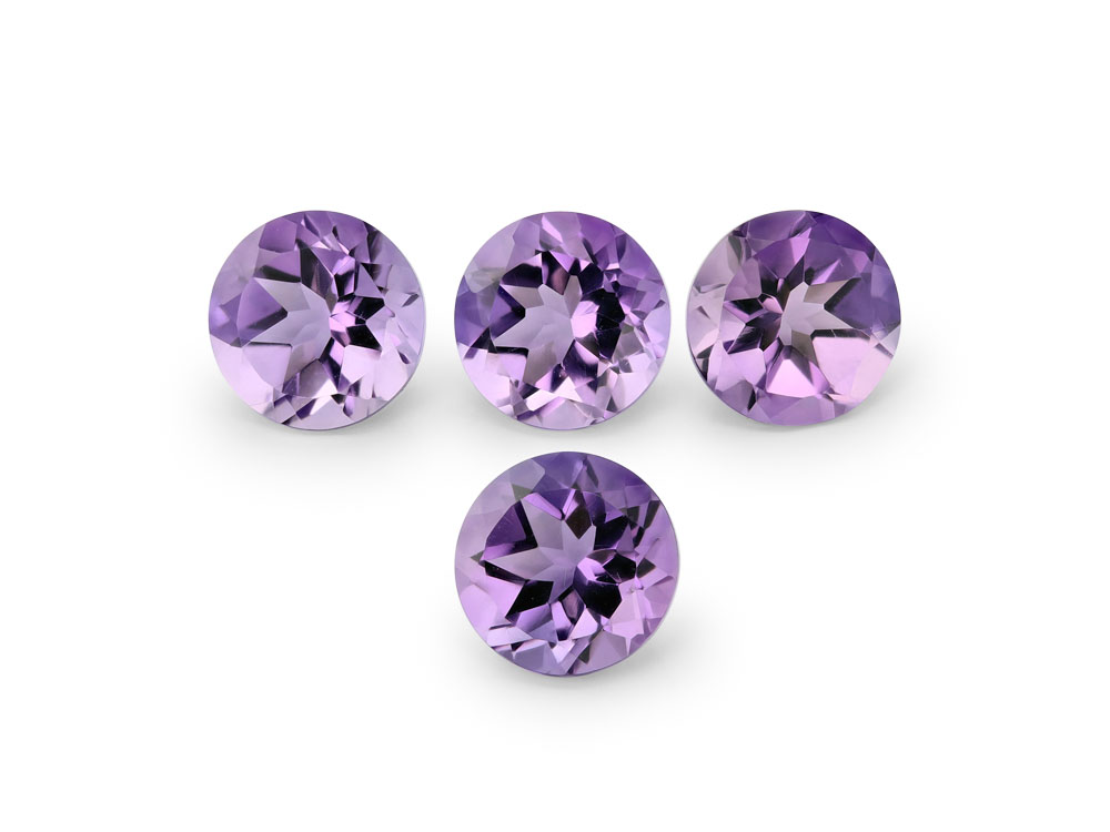 Amethyst 6.50mm Round Mid to Strong Colour