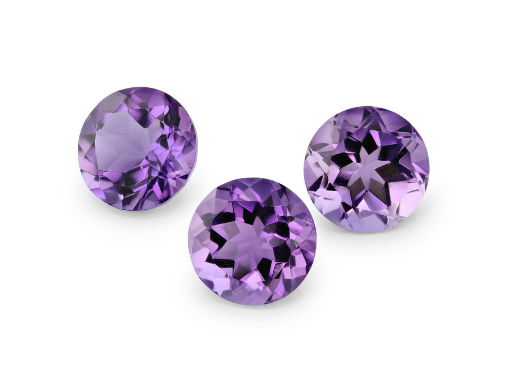 Amethyst 8.00mm Round Mid to Strong Colour