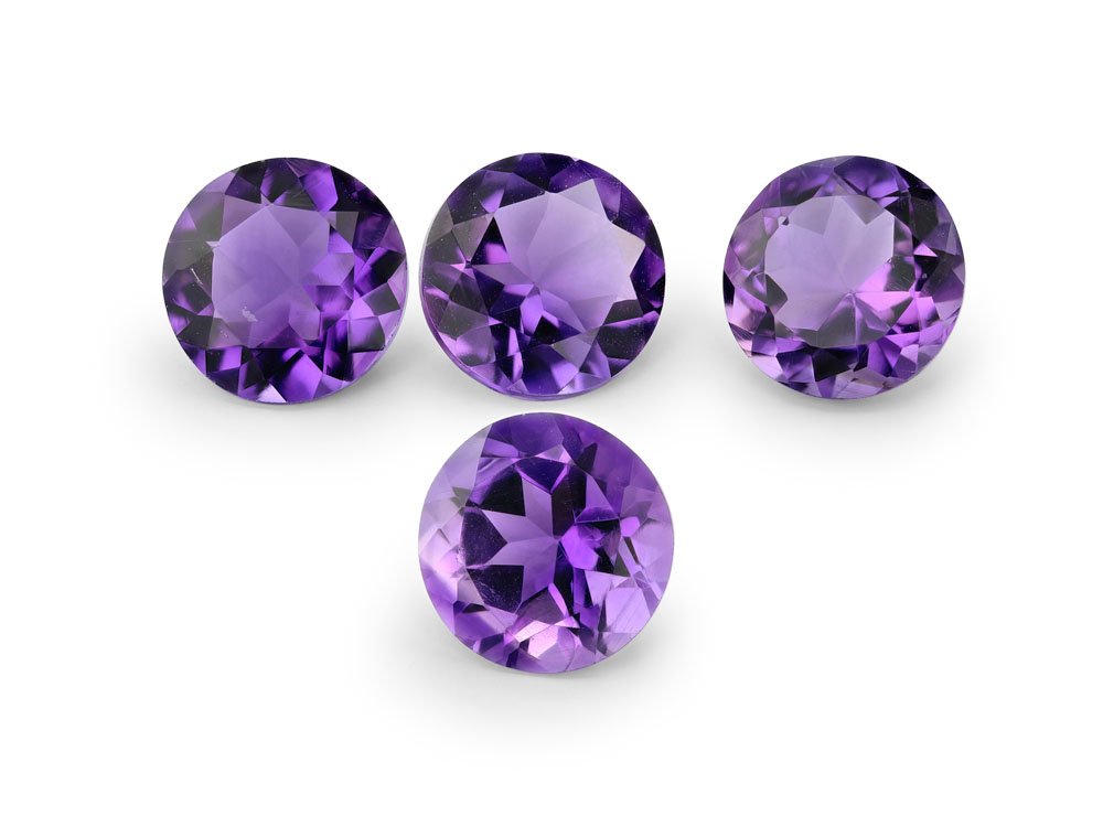 Amethyst 8.50mm Round Mid to Strong Colour