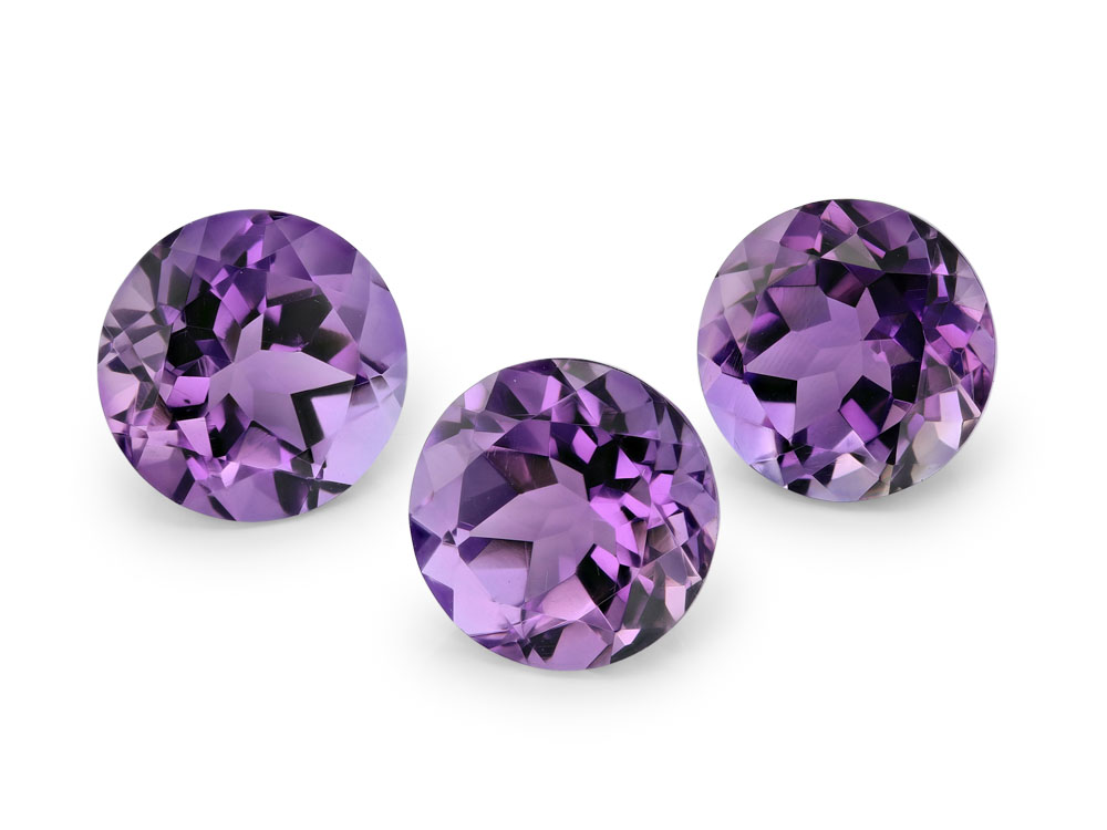 Amethyst 9.00mm Round Mid to Strong Colour