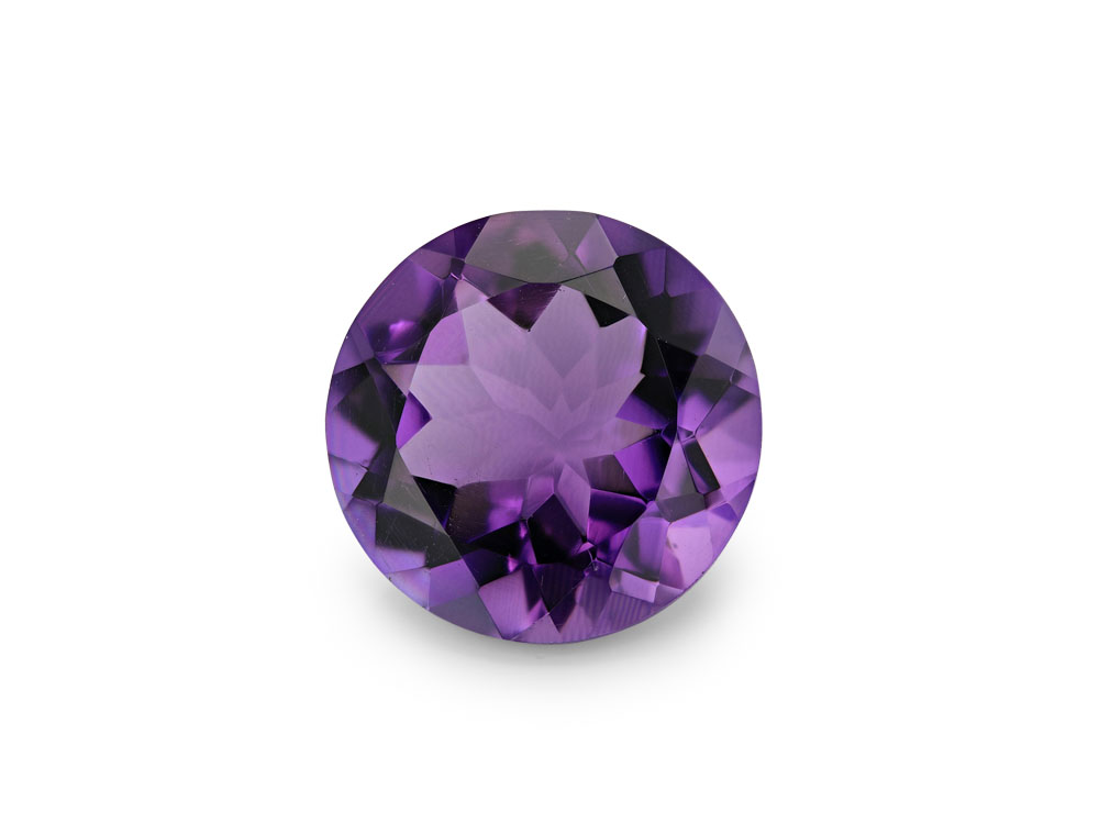 Amethyst 12mm Round Mid to Strong Colour 