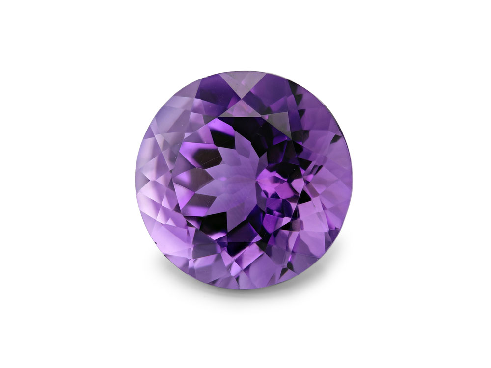 Amethyst 14mm Round Mid to Strong Colour 