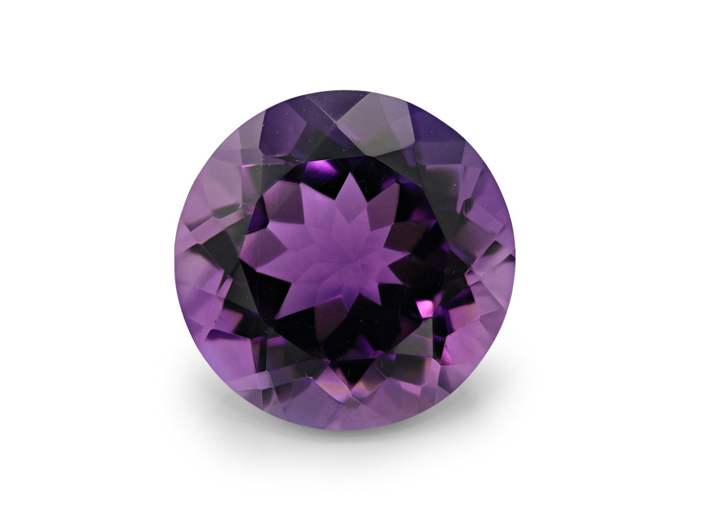 Amethyst 15mm Round Mid to Strong Colour 