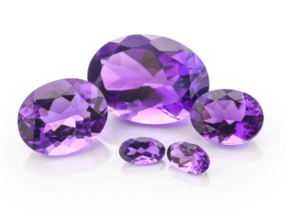 Amethyst 3x2mm Oval Mid to Strong Colour 