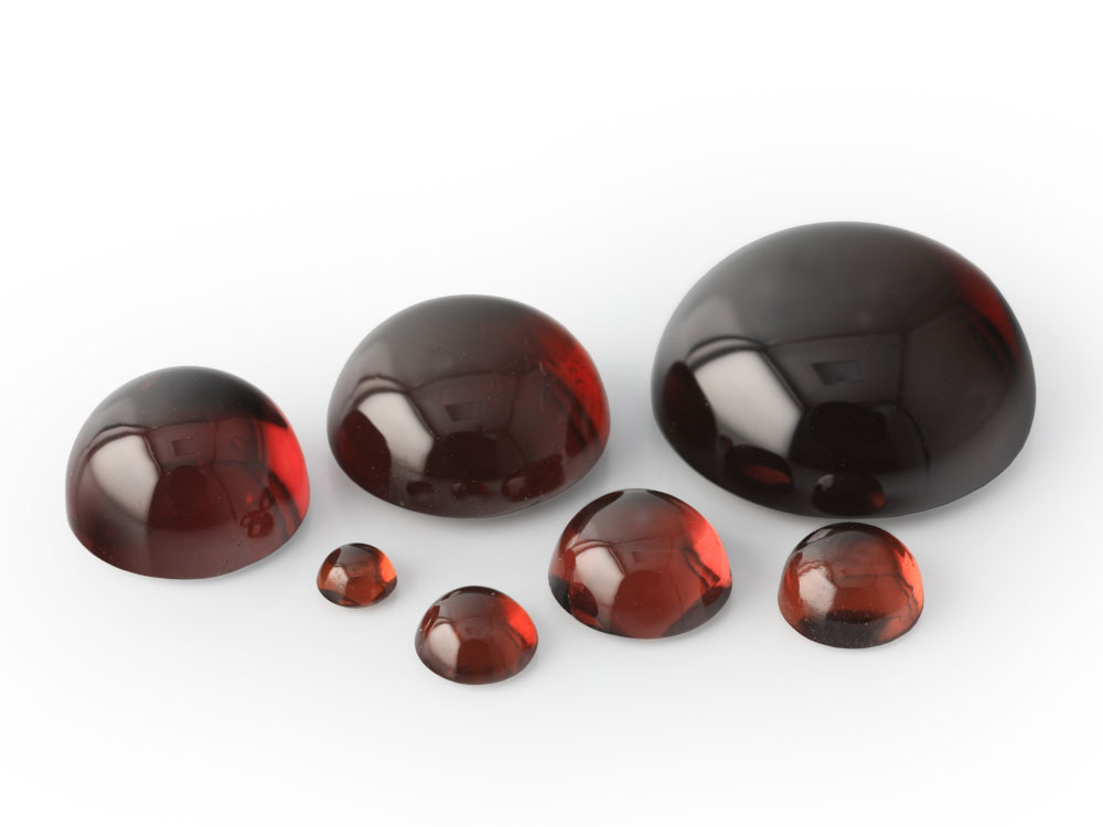 Almandine Garnet 2.00mm Round Cabochon