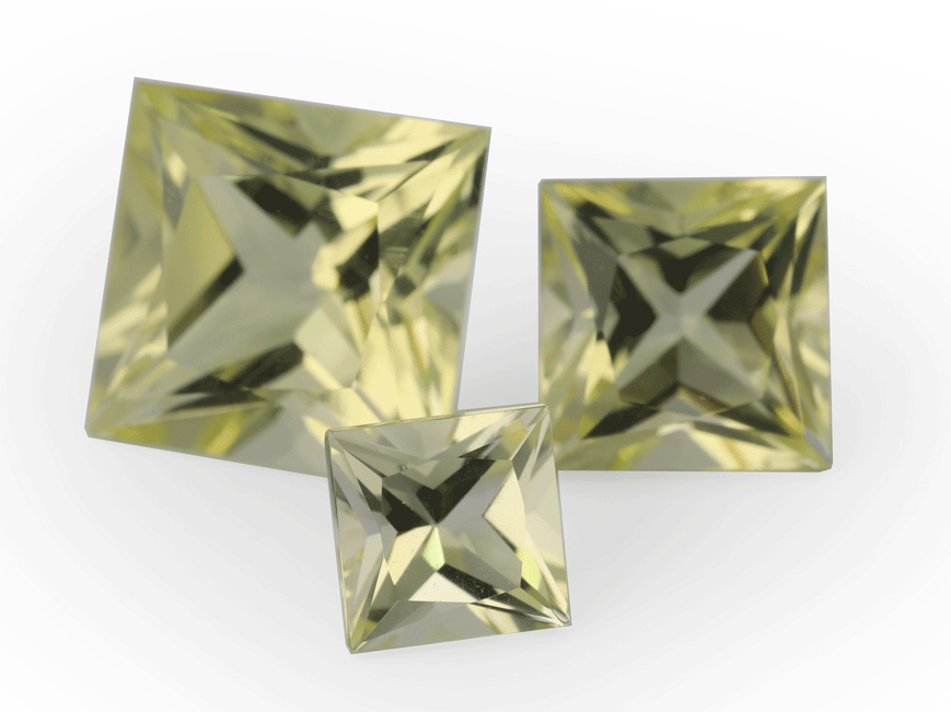 Lemon Quartz 8.00mm Princess Cut