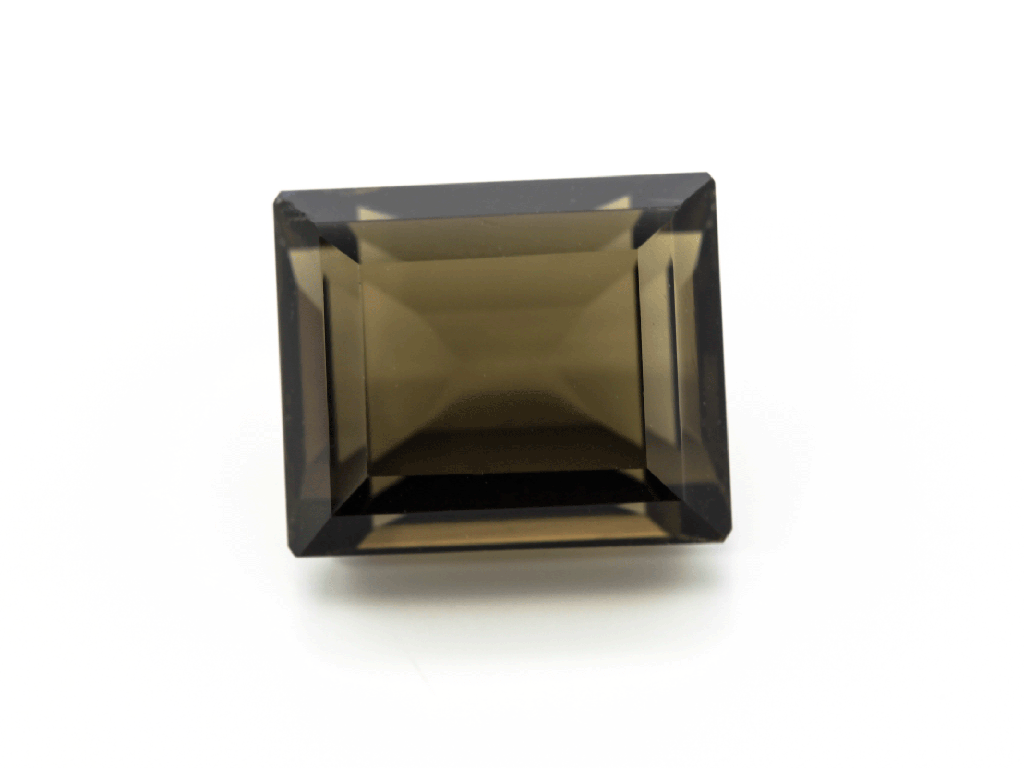 Smoky Quartz 12x10mm Baguette