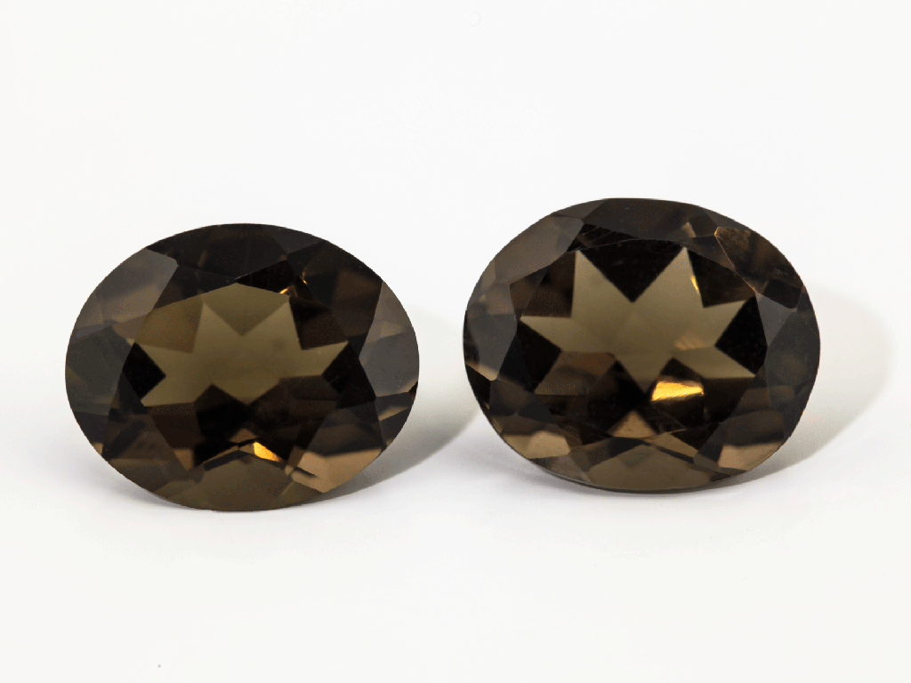 Smoky Quartz 11x9mm Oval 