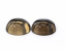 Smoky Quartz 12x10mm Oval Cabochon 