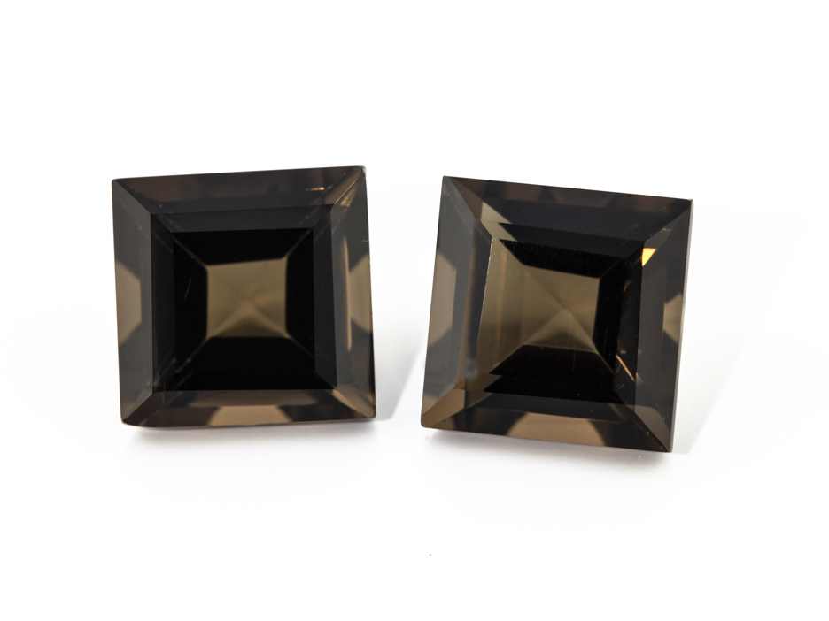 Smoky Quartz 9.00mm Carre Cut