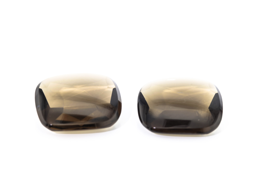 Smoky Quartz 16x12mm Oval Buff Top 