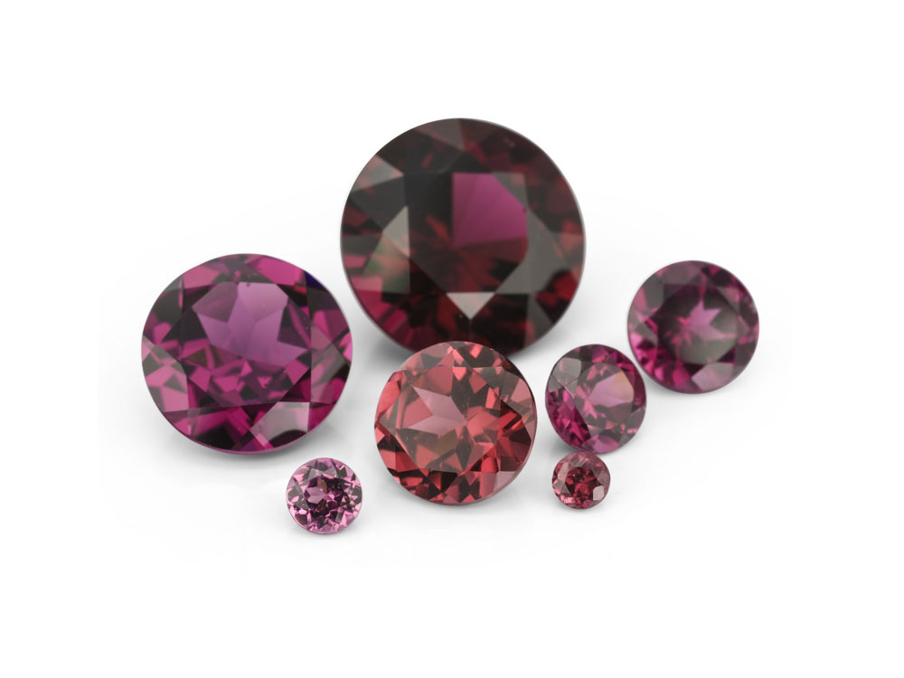 Rhodolite Garnet 1.25mm Round