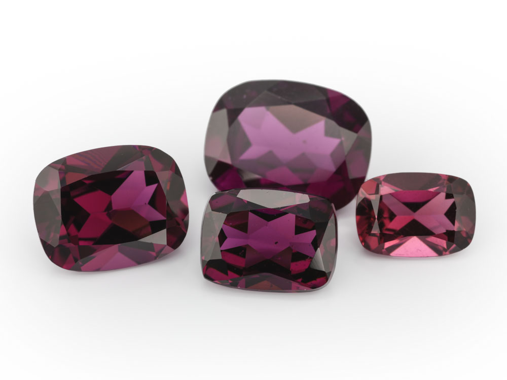 Rhodolite Garnet 7x5mm Cushion