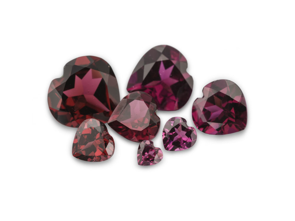 Rhodolite Garnet 3.00mm Heart Shape