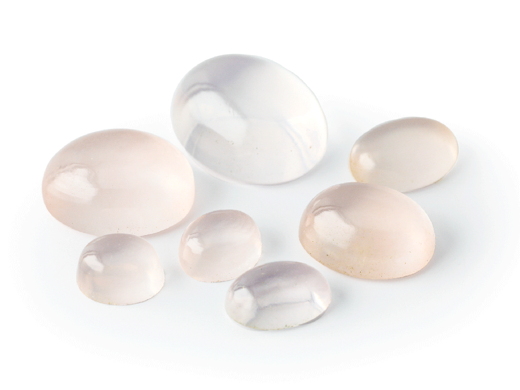 Rose Quartz 5x4mm Oval Cabochon 