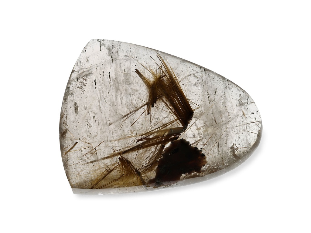 Rutilated Quartz 38x31mm Free Form