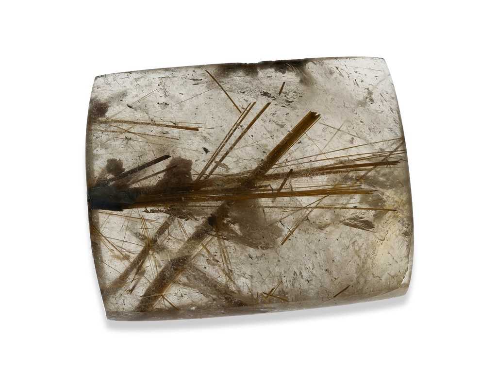 Rutilated Quartz 37x30mm Barrel