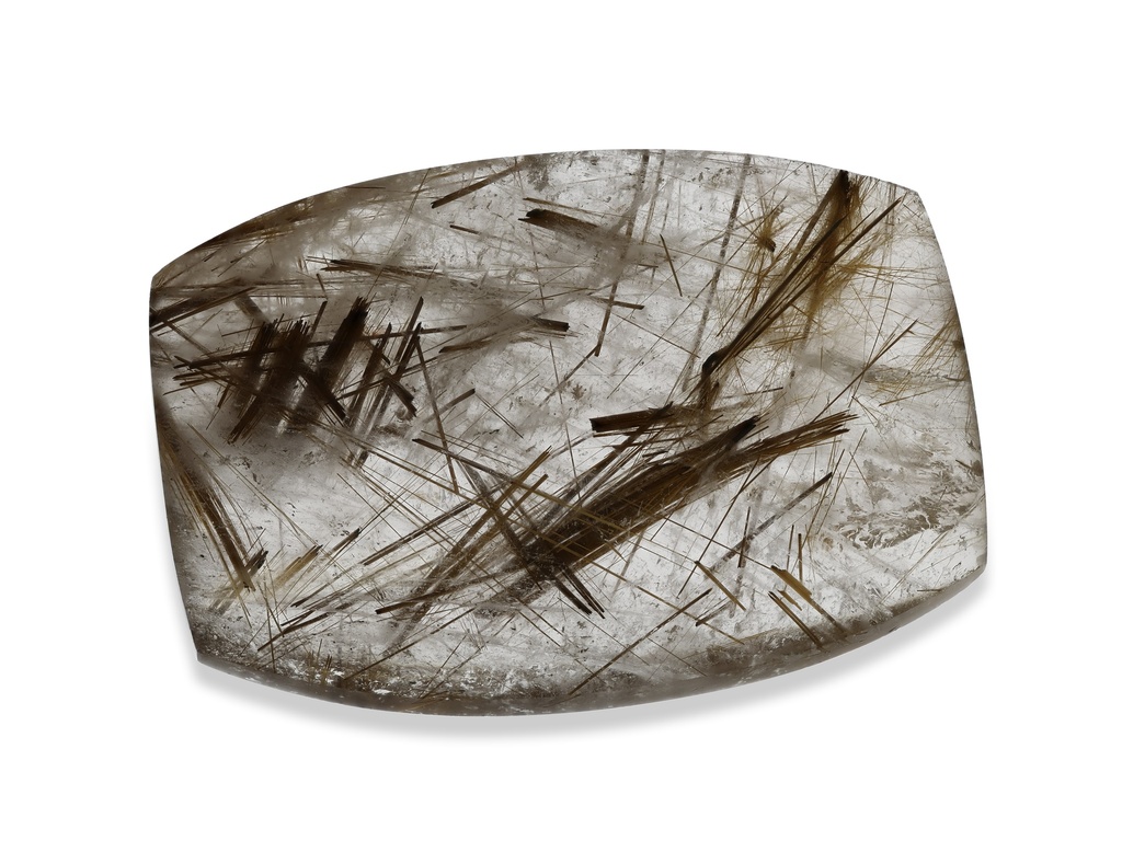 Rutilated Quartz 40.5x28.5mm Barrel