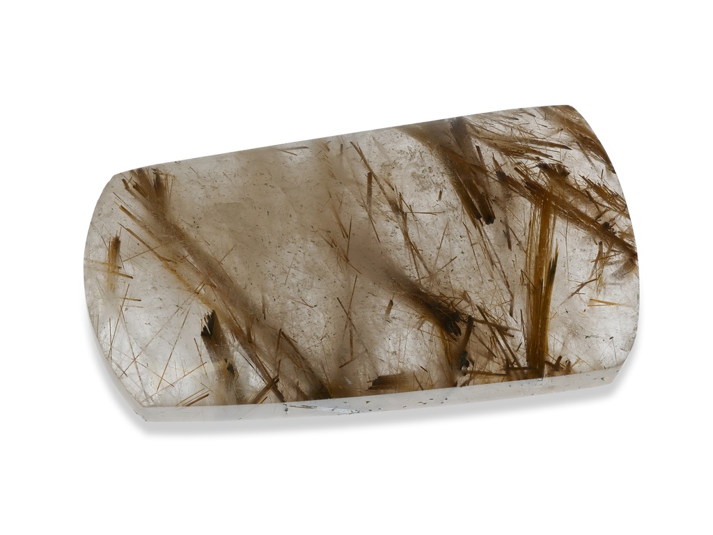 Rutilated Quartz 46.5x22x25mm Fancy Barrel