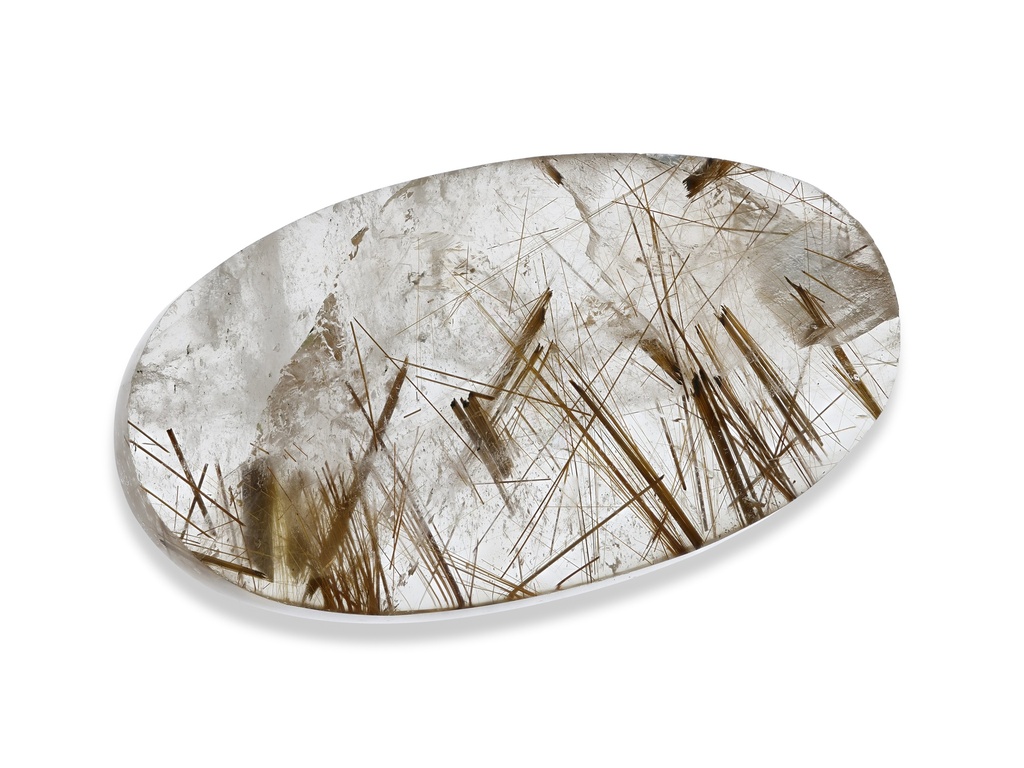 Rutilated Quartz 42x23mm Oval