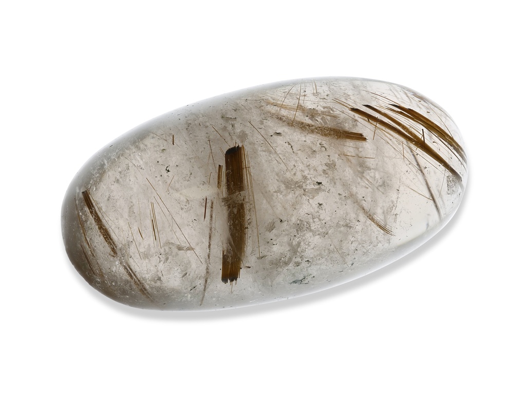 Rutilated Quartz 48x24mm Oval Cabochon