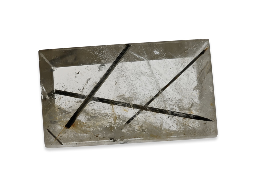 Tourmalated Quartz 55x21mm Baguette