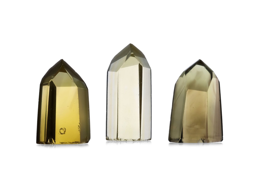 Smoky Crystal Points 20-30mm Light Lemon