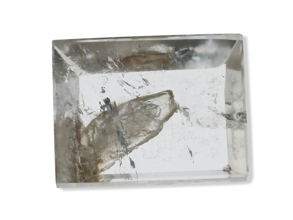 Phantom Quartz Crystal 41x32mm Baguette