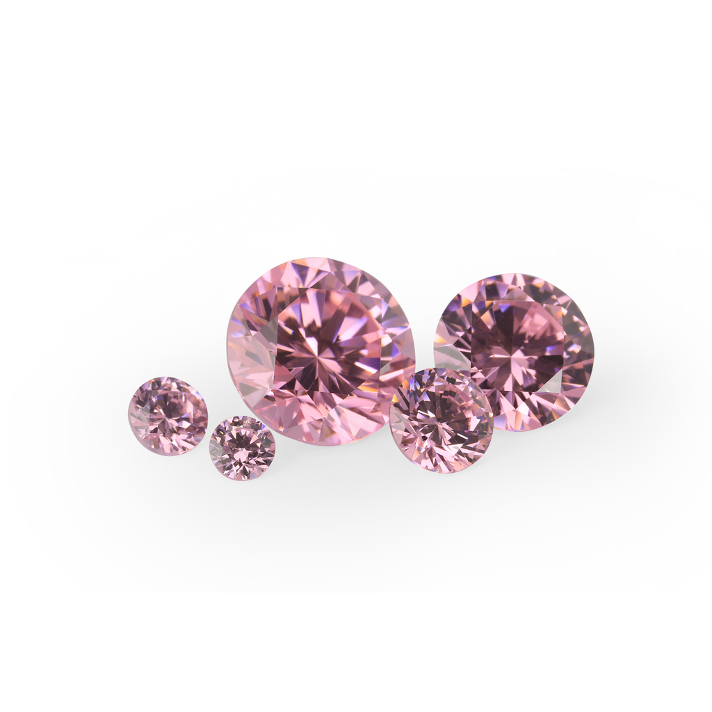 Cubic Zirconia 1.50mm Round Pink Signity