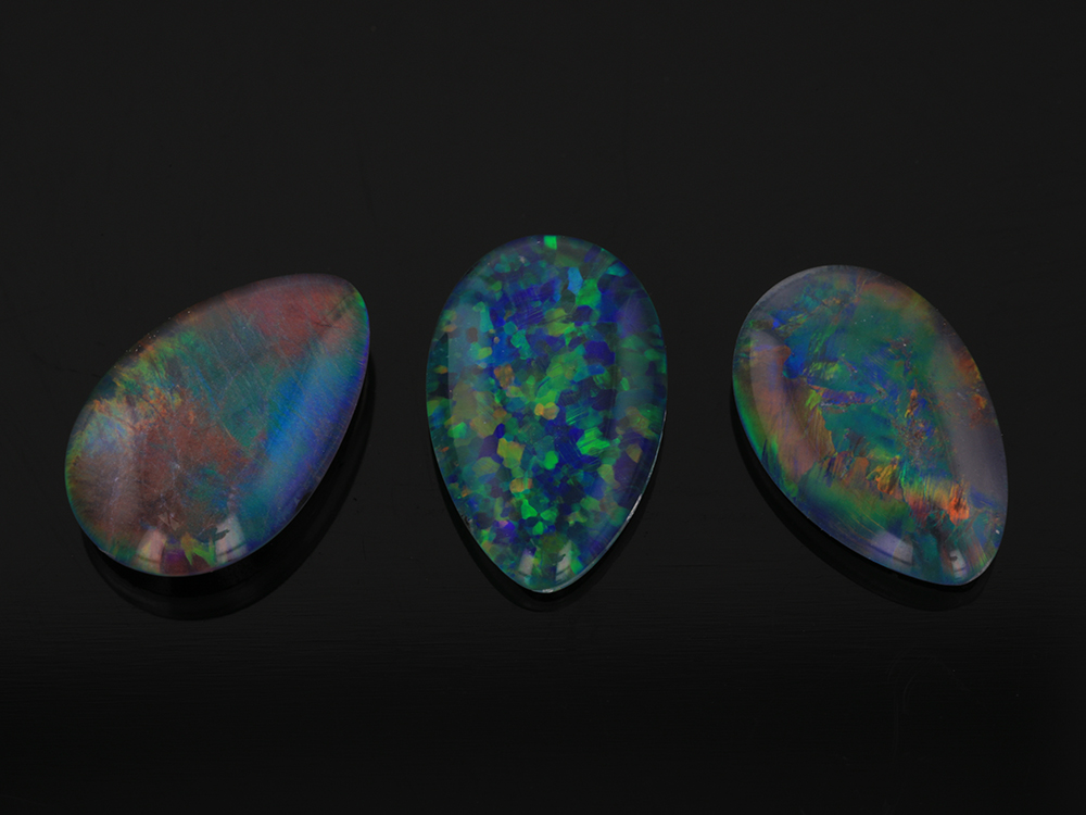 Opal Triplet 8x5mm Pear Shape