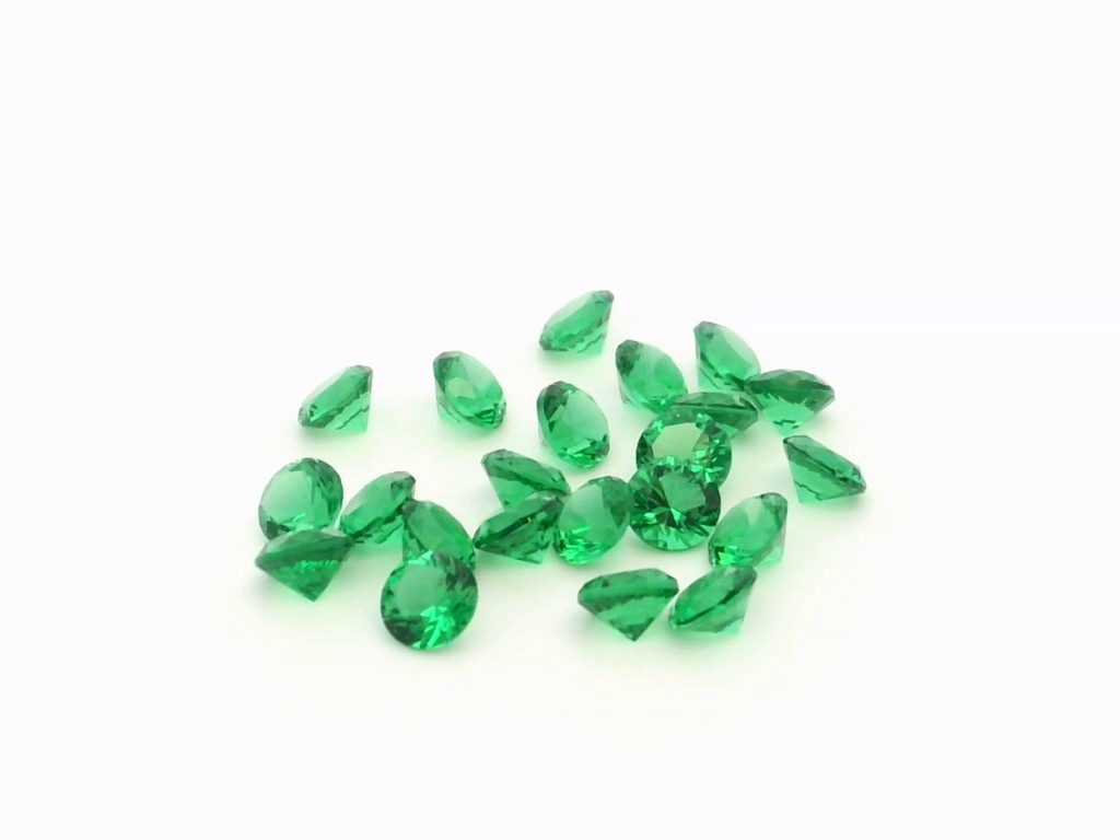 Synthetic Alpinite Green 4.00mm Round Signity 