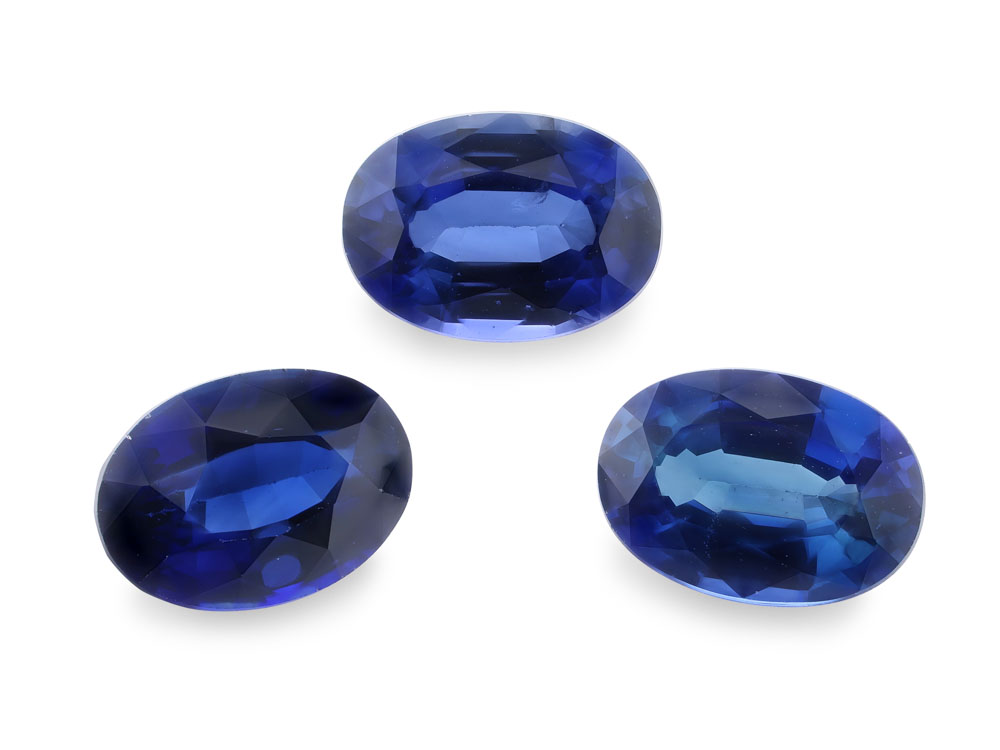 Ceylon Sapphire 6x4mm Oval Strong Bright Deep Blue