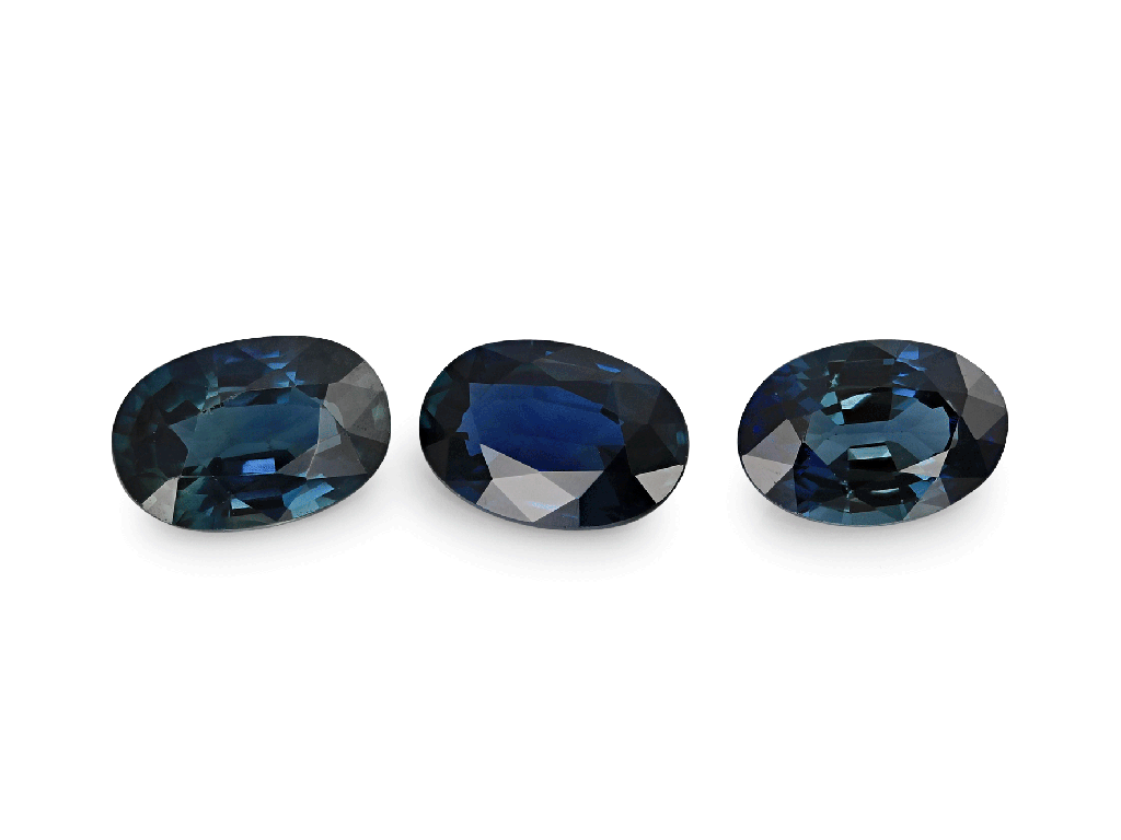 Australian Sapphire 6x4mm Oval Mid Blue