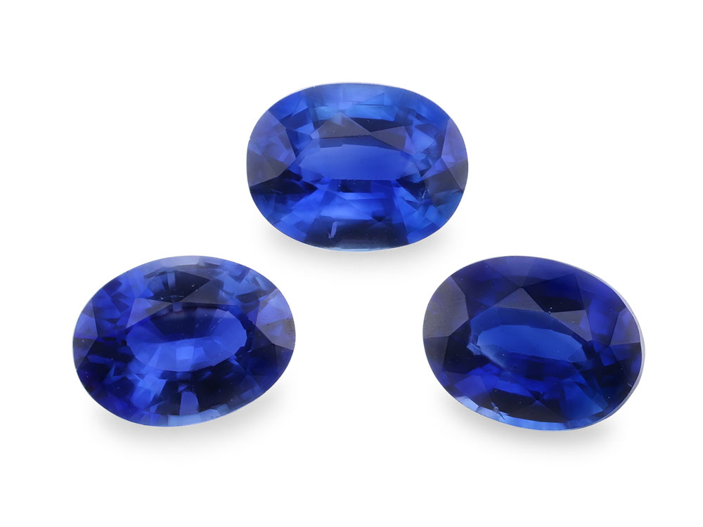 Ceylon Sapphire 4x3mm Oval Strong Bright Blue