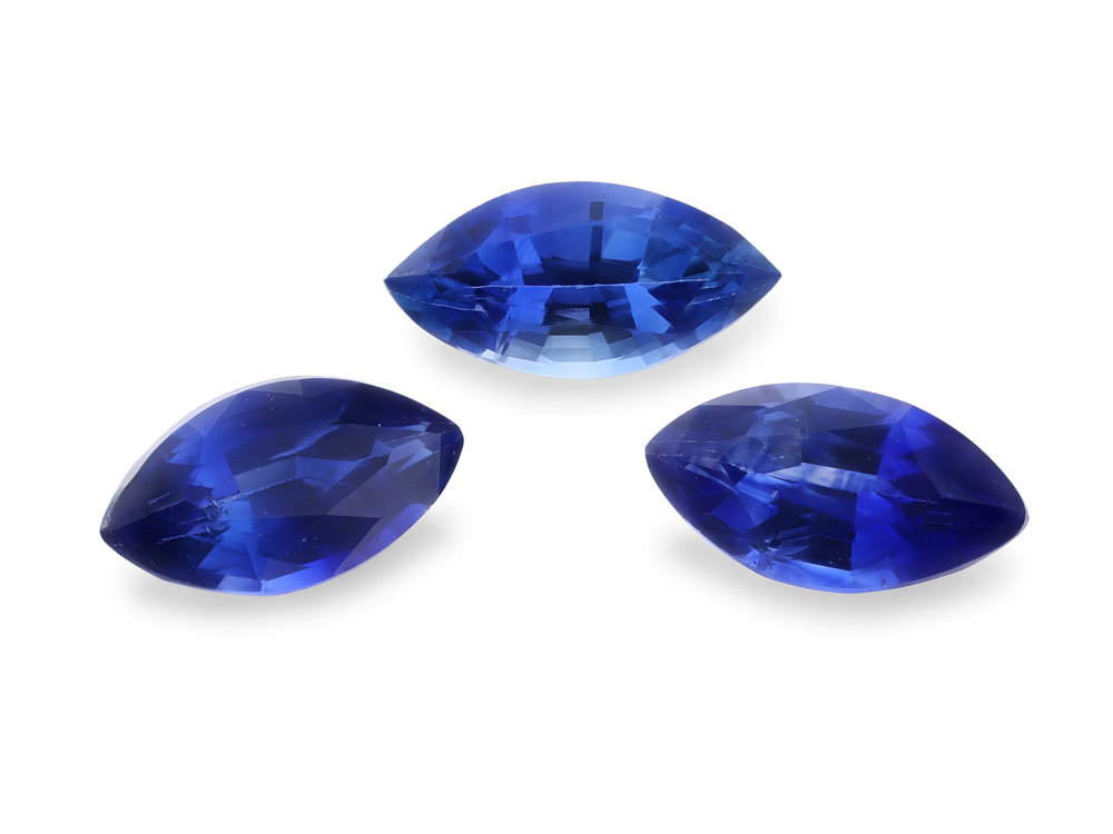 Ceylon Sapphire 6x3mm Marquise Strong Bright Deep Blue