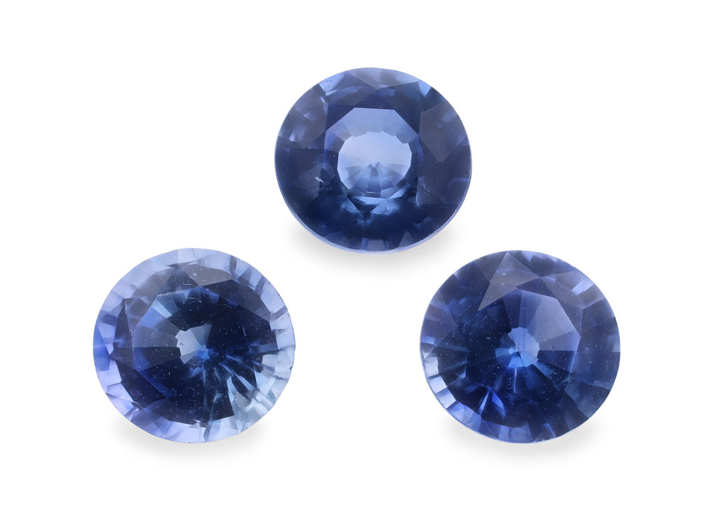 Ceylon Sapphire 3.25mm Round Mid Blue