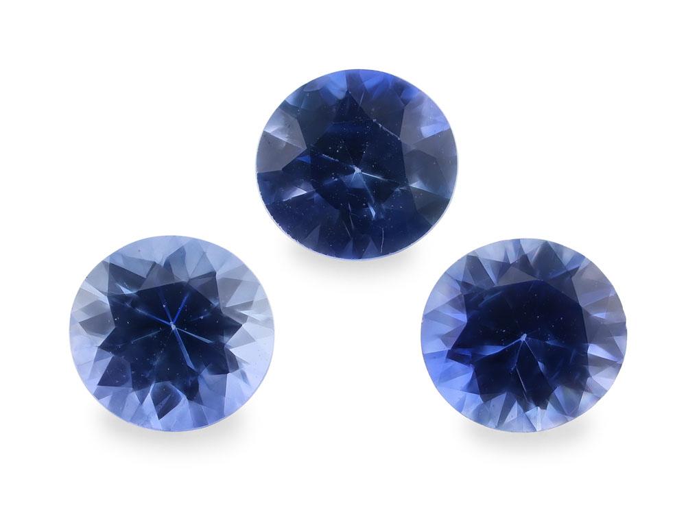 Ceylon Sapphire 3.25mm Round Mid Light Blue