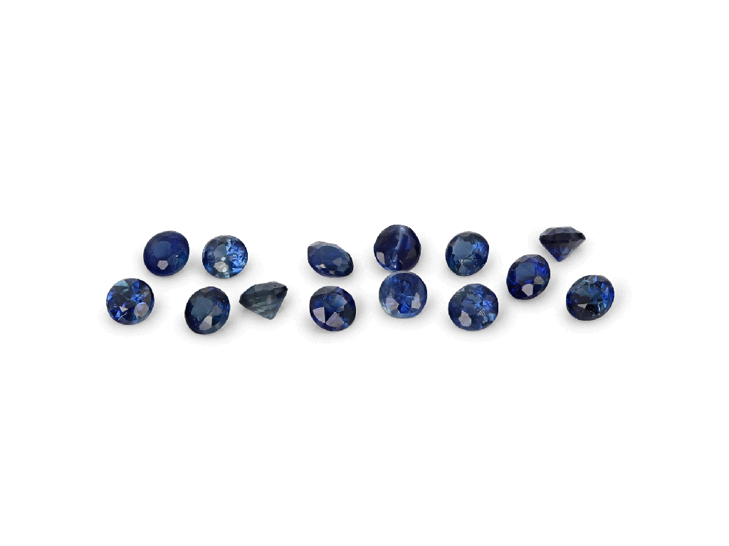 Australian Sapphire 1.00mm Round Royal Blue