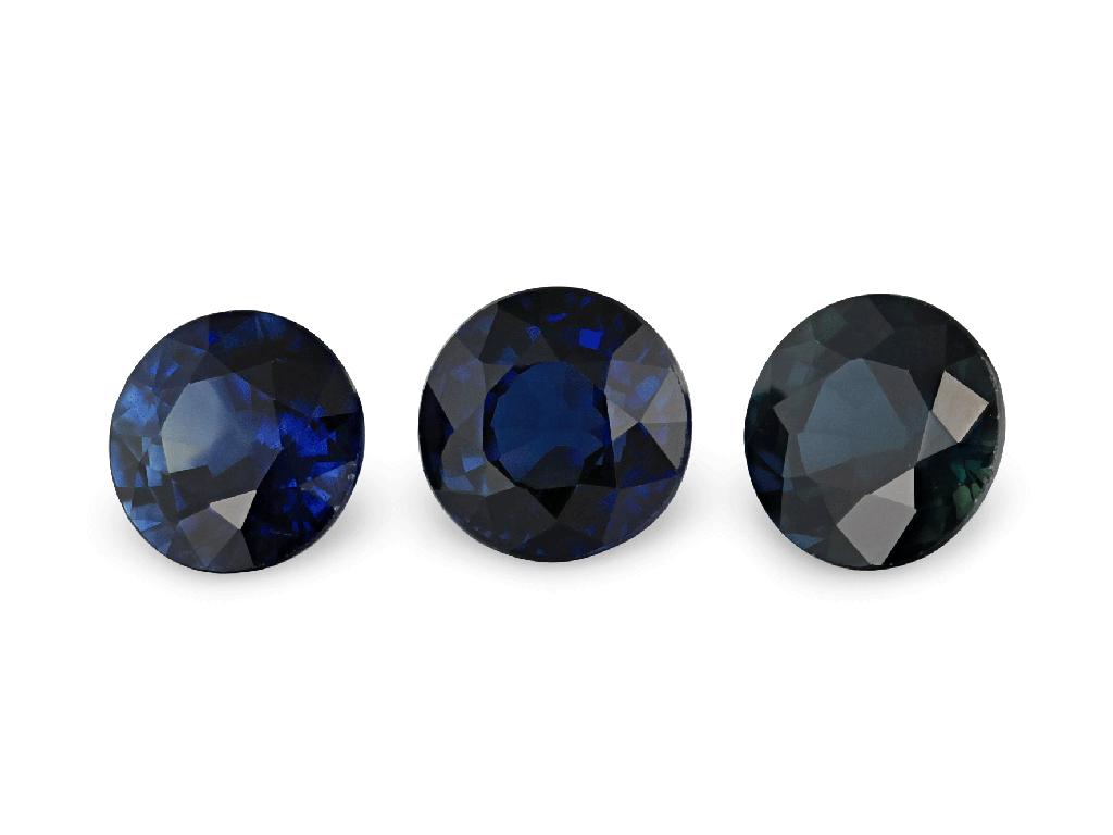 Australian Sapphire 4.00mm Round Mid Blue