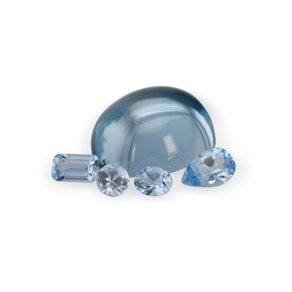 Synthetic Spinel 3.00mm Carre Cut Aquamarine Blue