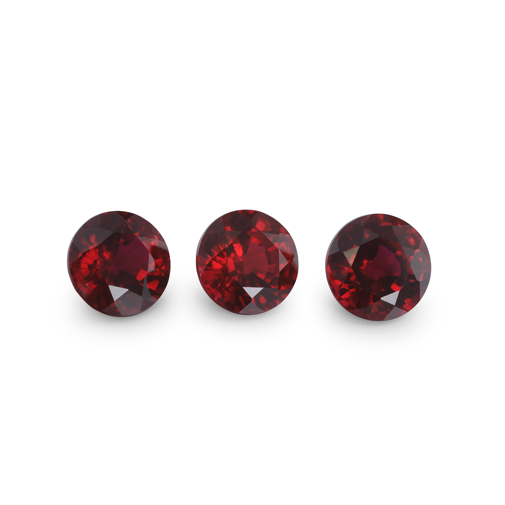 Synthetic Ruby 3.50mm Round